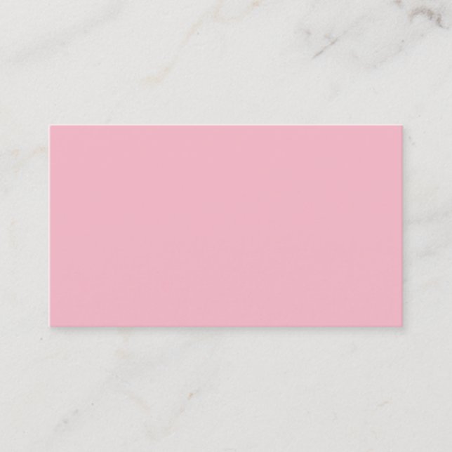 Standard Pink Business Card (Front)