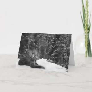 Standard Poodle Card