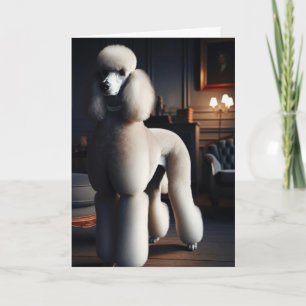 Standard Poodle  Card