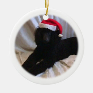 Standard Poodle Ceramic Tree Decoration