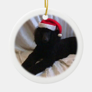 Standard Poodle Ceramic Tree Decoration