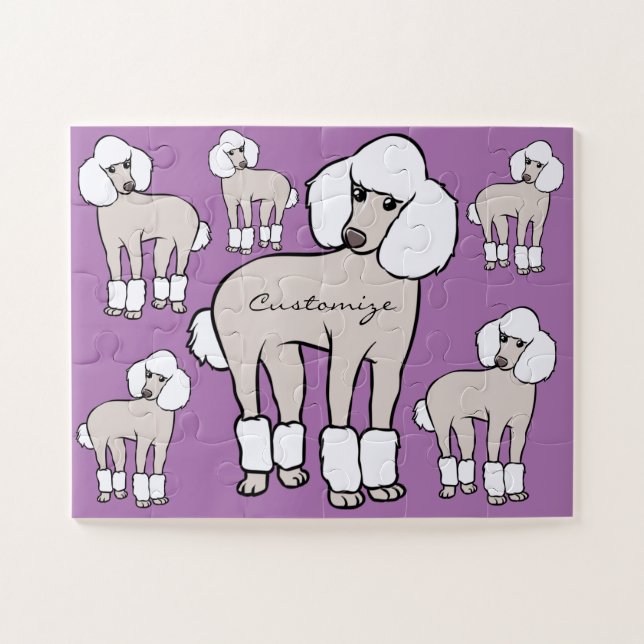 Standard Poodle Dog Thunder_Cove Jigsaw Puzzle (Horizontal)