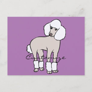 Standard Poodle Dog Thunder_Cove Postcard