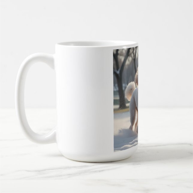 Standard Poodle Elegant Coffee Mug (Left)