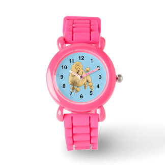 Standard Poodle glitter watch