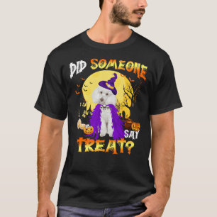 Standard Poodle Halloween Did Someone Say Treat Pn T-Shirt