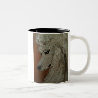 Standard Poodle Two-Tone Coffee Mug