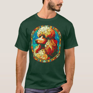 Standard Poodles Poodle Owner Design Art Nouveau T-Shirt
