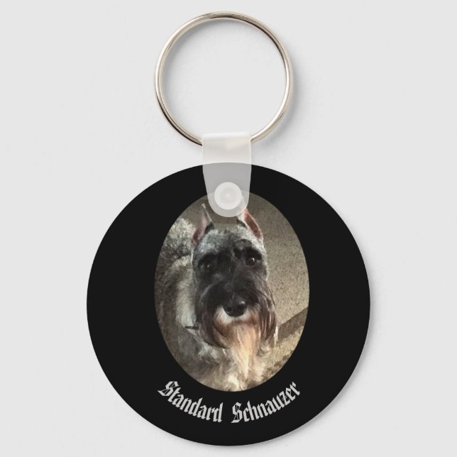 Standard Schnauer Key Chain (Front)