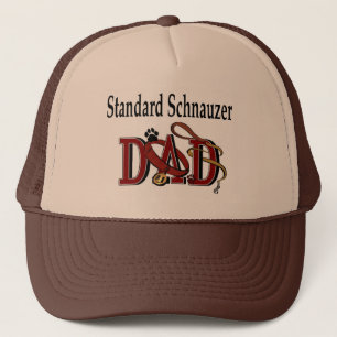 Standard Schnauzer Dad Gifts Trucker Hat