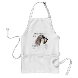 Standard Schnauzer History Design Apron
