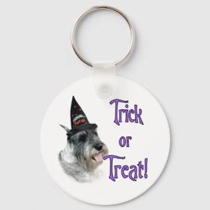 Standard Schnauzer Trick Key Ring