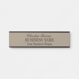 Standard Size Name Plate Crafter Artist Business