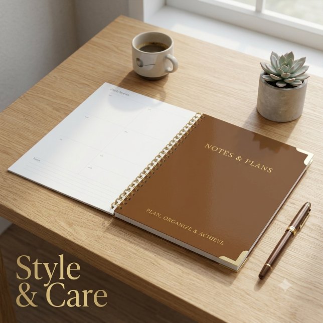  Standard Size NOTES & PLANS Stylish Planner (Standard Size NOTES & PLANS Stylish Planner)