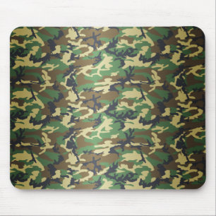 Standard Woodland Camo Mouse Pad