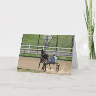 Standardbred Race Horse Card