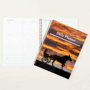 Standardbred Trotting Racehorse Daily Planner