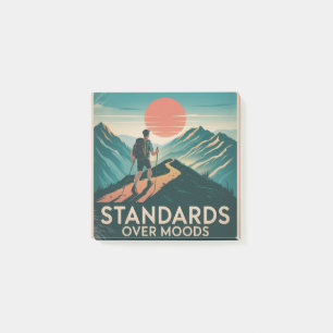 Standards Over Moods Post-it Notes