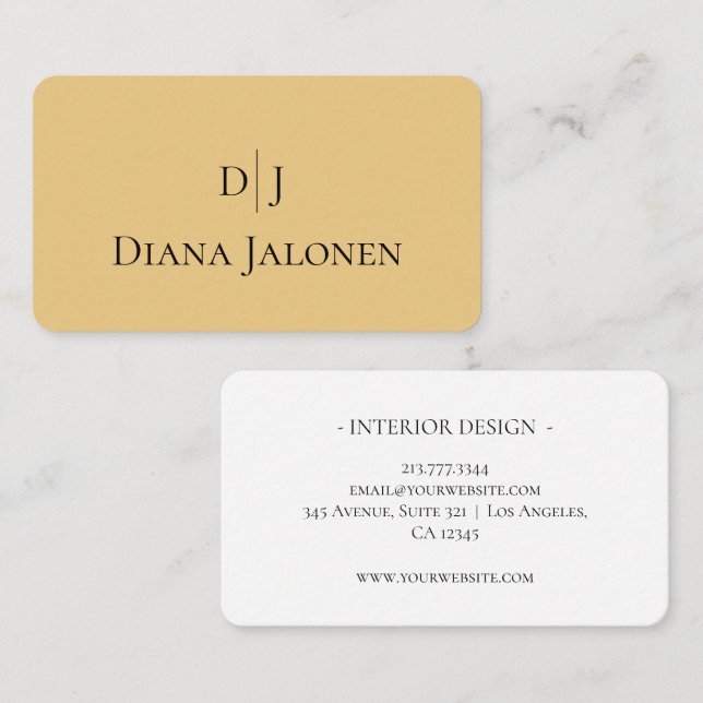Standart Marzipan Business Card (Front/Back)