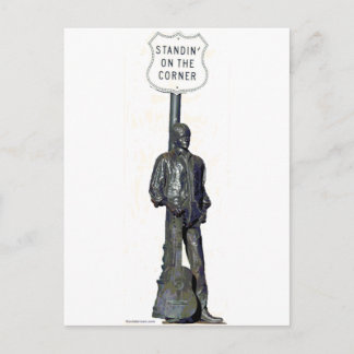 Standin' on "THE" Corner! in Winslow Arizon Postcard