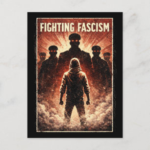 Standing Against the Dark Postcard