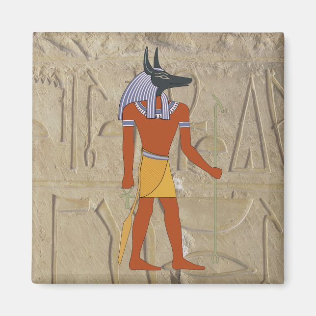 Standing Anubis Magnet (Front)