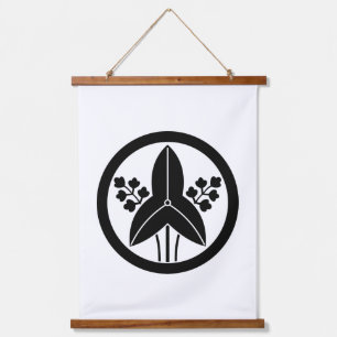 Standing arrowhead in a circle hanging tapestry