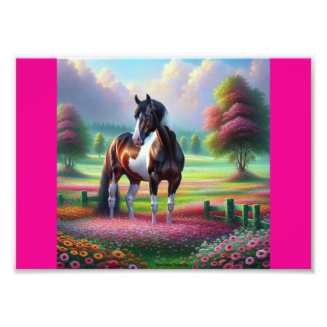 Standing Beautiful Photo Print (Front)