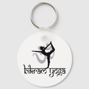 Standing Bow Pulling Pose Bikram Yoga Key Ring