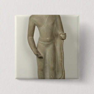 Standing Buddha 15 Cm Square Badge