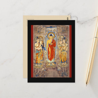 Standing Buddha Tang Dynasty Dunhuang Silk Road Postcard