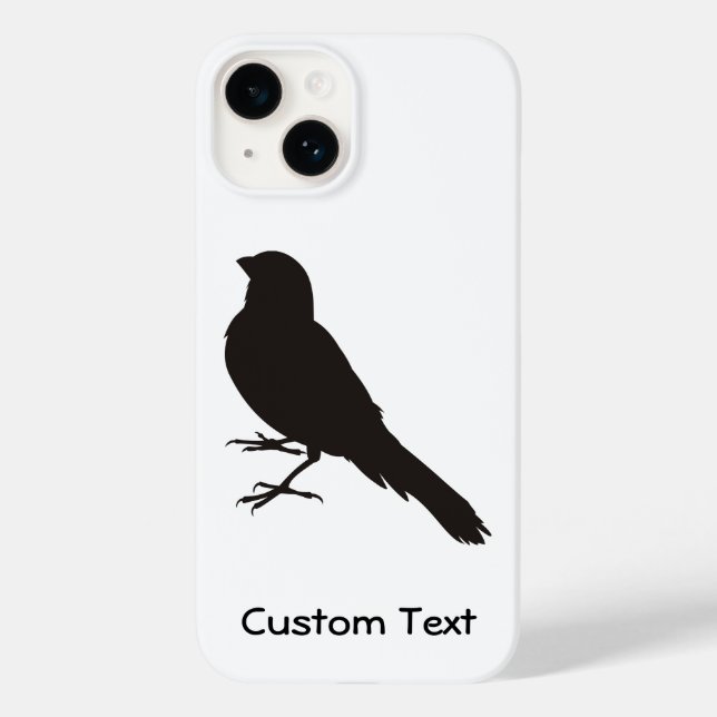Standing Canary Bird Case-Mate iPhone Case (Back)