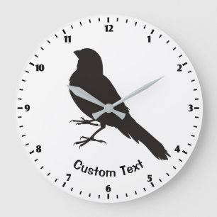 Standing Canary Bird Large Clock