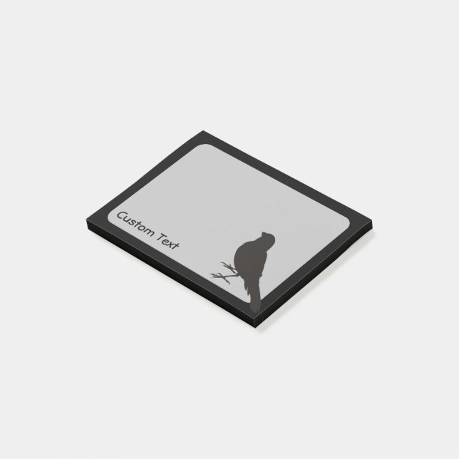 Standing Canary Bird Post-it Notes (Angled)