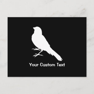 Standing Canary Bird Postcard
