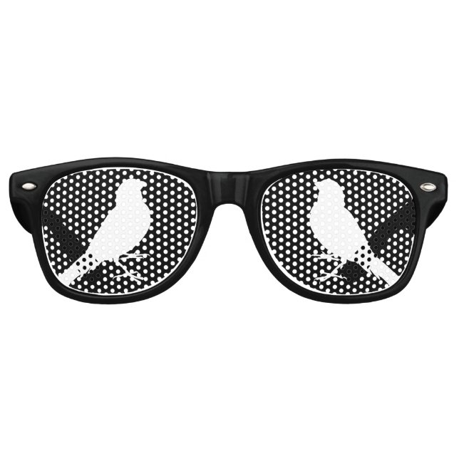 Standing Canary Bird Retro Sunglasses (Front)