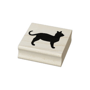 Standing Cat Art Stamp