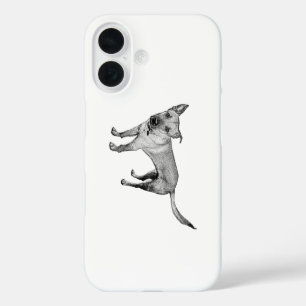 Standing Dog Ink Art Minimalist Phone Case