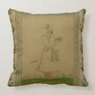 Standing figure of a nobleman, holding a book, fro cushion