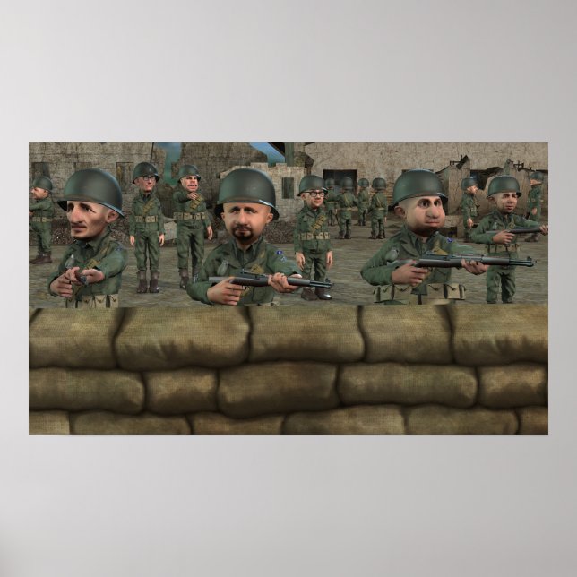 Standing Guard - Small Poster (Front)