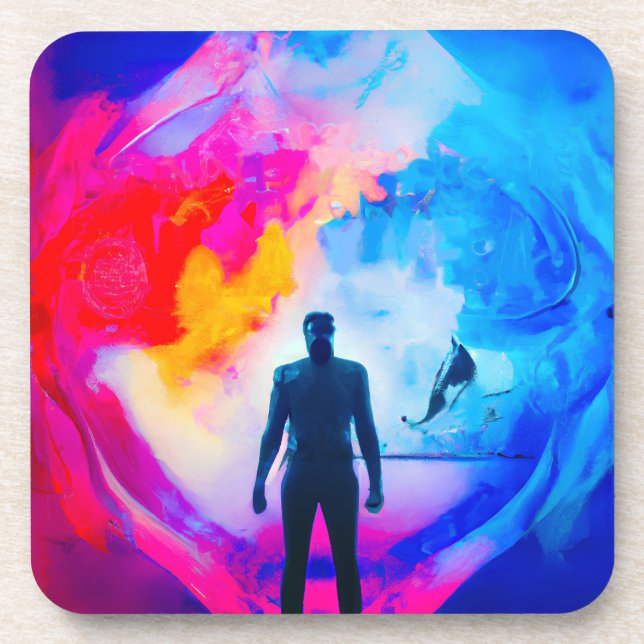 Standing in Colours Coaster (Front)