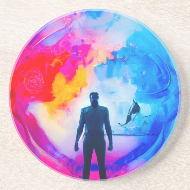 Standing in Colours Coaster (Front)