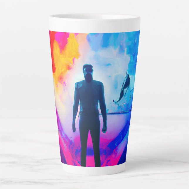 Standing in Colours Latte Mug (Front)