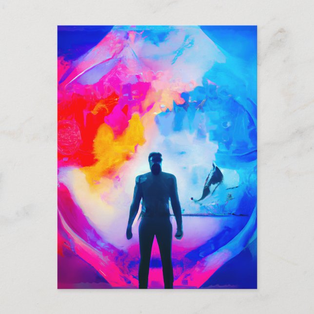 Standing in Colours Postcard (Front)