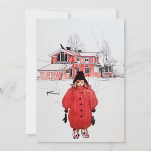 Standing in Winter Snow