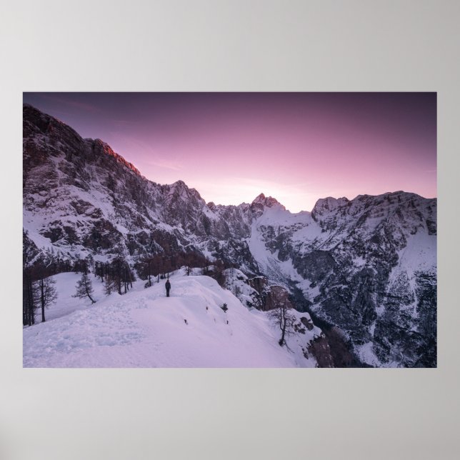 Standing in winter wonderland poster (Front)
