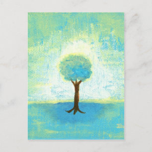 Standing InThe Light From Original Painting Postcard