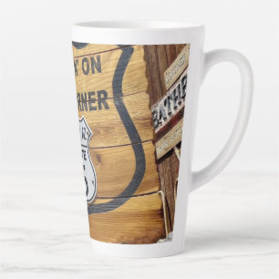 Standing on the Corner in Oatman, Arizona on mug