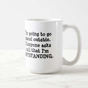 Standing Outside Coffee Mug