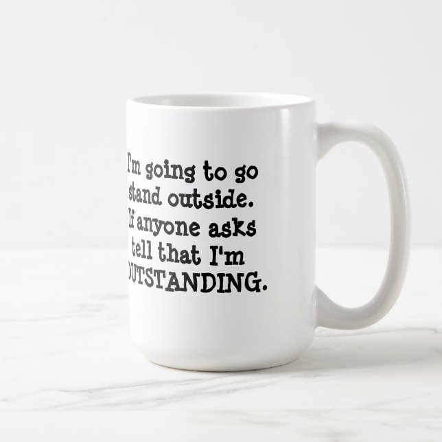 Standing Outside Coffee Mug (Right)